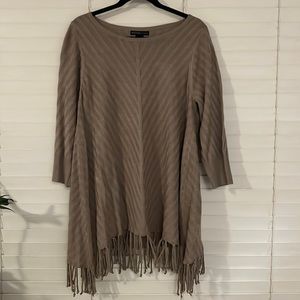 Tan flowy sweater